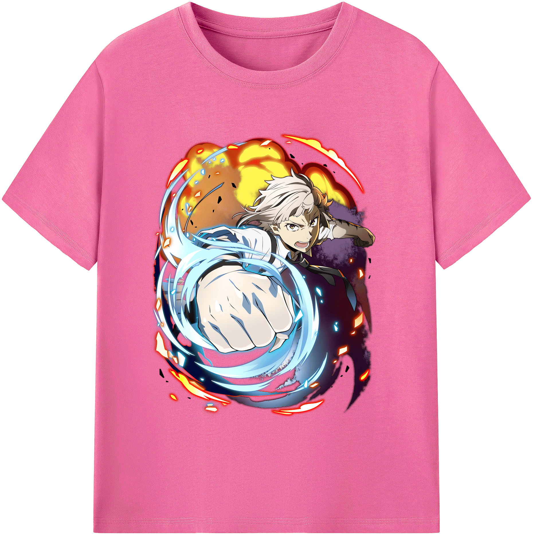 （画像用） 文豪ストレイドッグス Bungo Stray Dogs レディースカジュアルプリントTシャツ（綿100％）